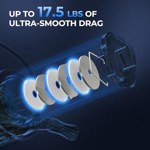 KastKing Centron Lite Travel Fishing Rod and Reel Combo, Packable Twin-Tips Spinning & Baitcaster Combos, Lightweight IM6 Graphite, Portable Multi-Piece Kit for Bass Trout, Freshwater Travel - style: Spin-6'6'' M-2000 Reel (4pcs+ Extra Tip)
