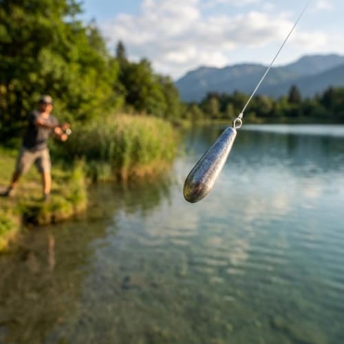 Teardrop Drop Shot Sinkers – Lead Fishing Weights & Sinkers for Bass, Catfish & Surf Fishing – Freshwater & Saltwater – 10 Sizes 1/2oz to 7oz, More Per Pack - style: 100g/3.5oz – 6pcs