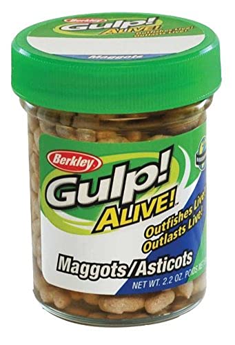 Berkley Gulp! Alive! Maggots - color: White