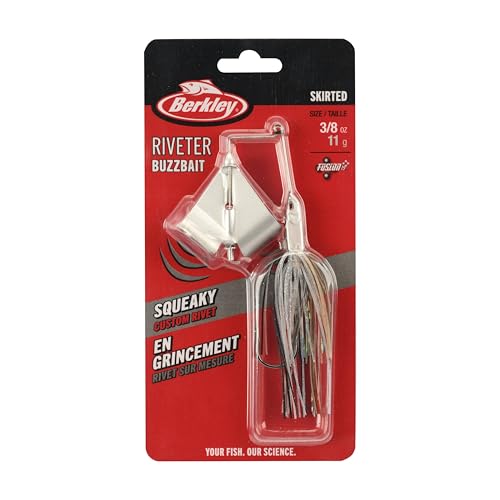 Berkley Skirted Riveter Fishing Buzzbaits - color: Shad Spawn, size: 3/8 oz