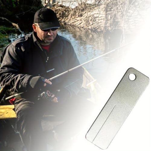 Diamond Stone Fishing Hook Sharpener Portable Keychain Fish Hook Sharpening Tool for Outdoor Fishing (A (Singe Side Mate)) - color: A (Singe Side Mate)