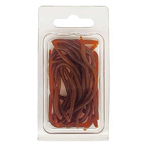 Lures Baits Soft Artificial Earthworm Freshwater Saltwater Bass Soft Lures Fishing Accessories Lifelike-Fake Bloodworm-grub - color: 3.5cm50 bright red