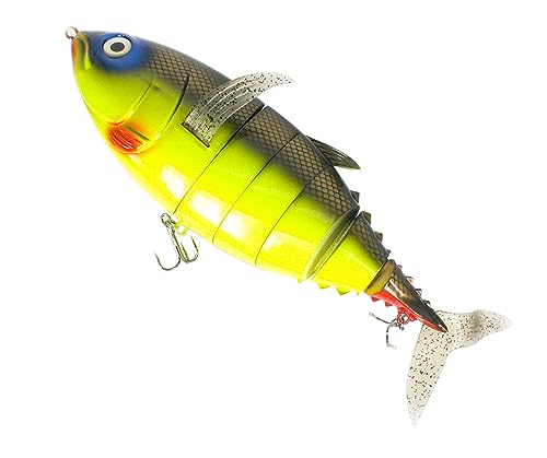 Large Multi Jointed Fishing Lures Bait,Big Giant Fishing Bass Lures,Crankbaits Swimbaits with Treble Hook - color: C1-15.77",36oz