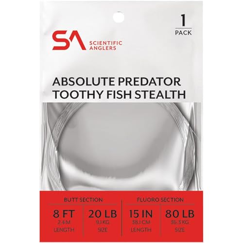 Scientific Anglers Absolute Predator Toothy Fish Stealth Leader