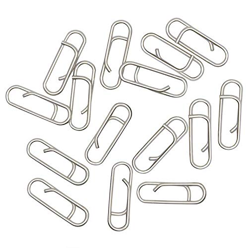 100pcs/pack Stainless Steel Power Clips Lure Clips Snaps Quick Change Fishing Lure Connector Kayak Drifting Fishing Fast Snaps Speed Clips - color: M_18mm_45lbs