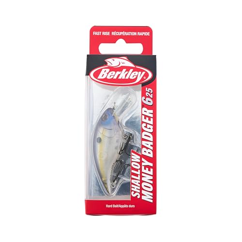 Berkley Shallow Money Badger Fishing Hard Bait - color: Crystal Shad, size: 2 1/2 in - 1/3 oz