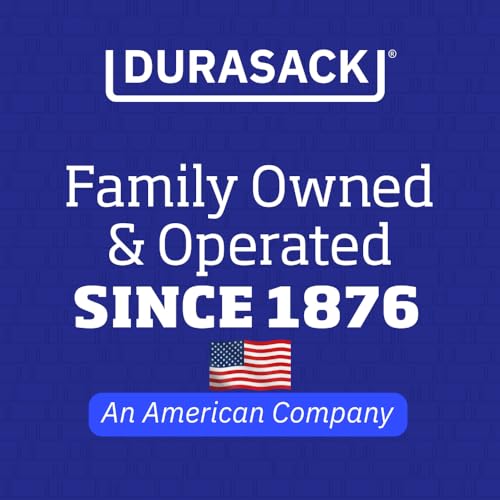 DURASACK Heavy Duty Storage Tote Bag 22-Gallon, Gingham Blue | Rugged Woven Polypropylene Moving Bag, Reusable Self-Standing Design, Holds up to 500 Pounds - color: Gingham Blue, size: Single