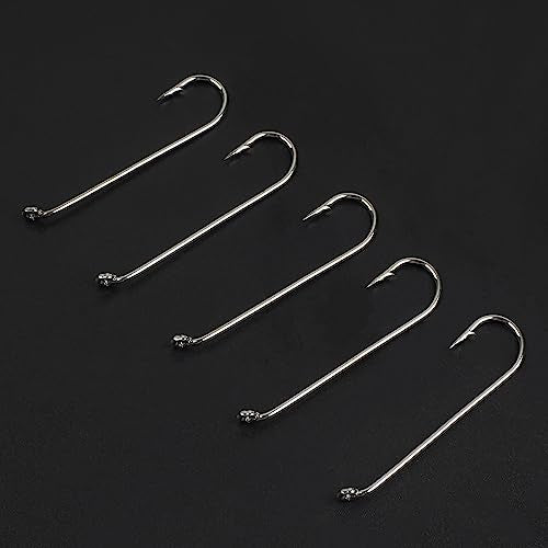 Fly Tying Hooks Assortment Dry Fly Fishing Hooks for Trout Salmon Fishing | Black Nickel High Carbon Steel, 480pcs/320pcs Fly Hooks for Dry Wet Nymphs Streamers Caddis Pupa Freshwater Saltwater Fishing - style: 480pcs