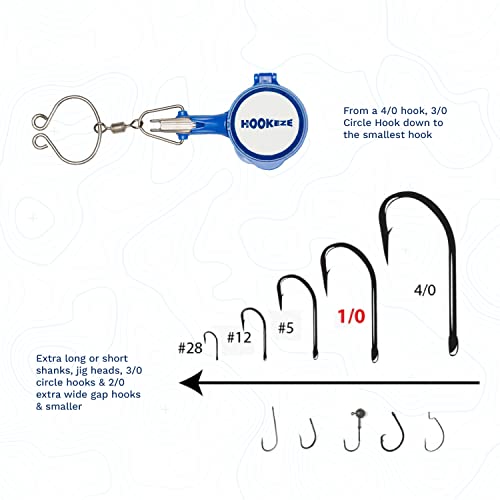 HOOK-EZE Fishing Knot Tying Tool | Protect from Fish Hooks | Tie Fishing Knots Easily | Cool Gadgets for Fishermen | Ice Fly Fishing | Fishing Accessories for Beginner Anglers | Nail Knot Tool - color: Green, style: Nail Knot