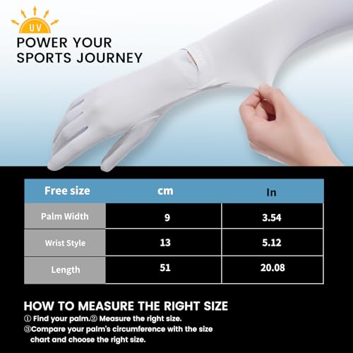 Full Finger UV Protection Gloves Driving Gloves Women, Breathable Touchscreen UPF Glove Sun Protection Glove - color: Brown, size: One Size