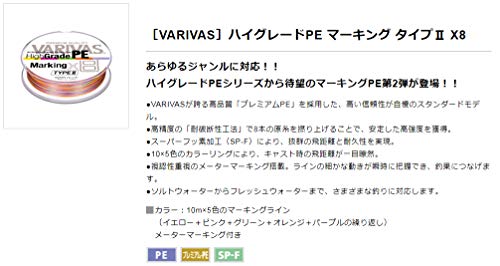 VARIVAS HighGrade PE x8 Marking Type II