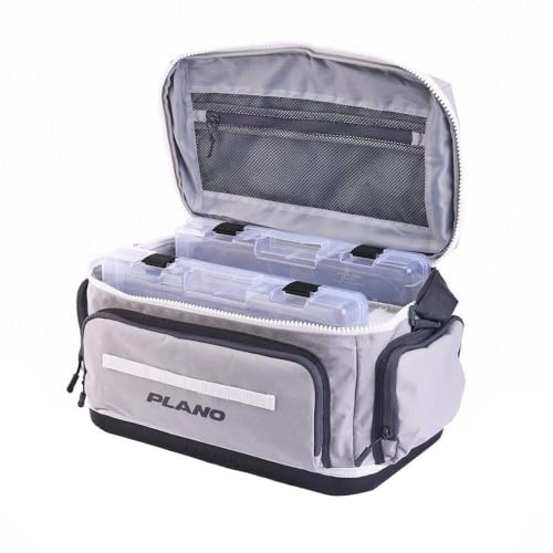 Plano Weekend 3600 Tackle Bag, Cutting-Edge Fishing Tackle Bag, Molded Waterproof Base, Spacious Storage, Die Cut Tool Sleeves, Daisy Chain Attachment Points - color: Coast, style: 3600 Tackle Case