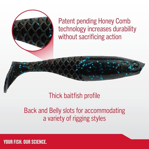 Berkley PowerBait Paddlin' PowerStinger Fishing Soft Bait - color: Tennessee Shad, size: 4 1/4"