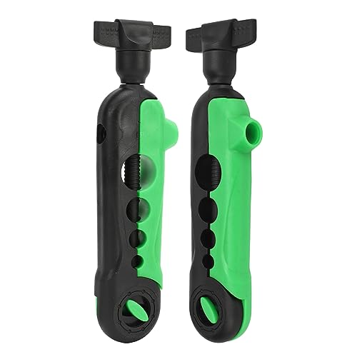 Tyenaza 2PCS Mini Line Spooler, Portable Adjustable Fishing Line Spooler Fishing Line Winder Machine Mini Bobbin Reel Accessories - color: Black Green