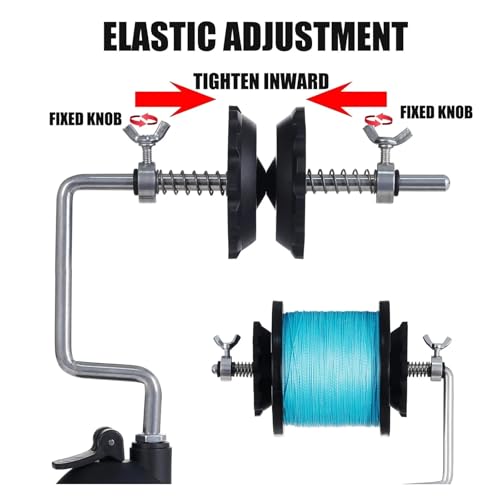 Fishing Line Spooler Winder Machine Vacuum Clamp Fishing Reel Line Spool Spooler System Vertical Curved Sea Carp Fishing