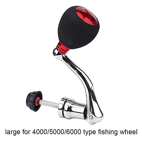 Bnineteenteam Reel Replacement Power Handle Fishing Reel Fishing Repair Tool - color: Red-L