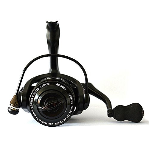 Fishdrops Spinning Fishing Reels 12+1BB Ultra Lightweight Carved Aluminum Spool Reels Affordable Smooth Spinning Reels - size: Size2000