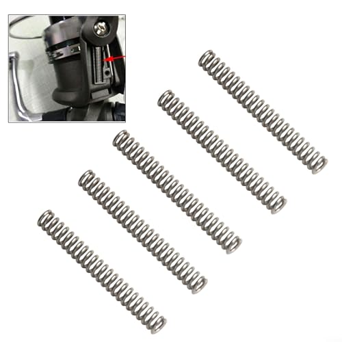 5pcs Fishing Reel Kick Lever Spring, Steel Tension Spring 2.8cm for Daiwa Series Reel, Anti-Reverse Internal Repair Parts Replacement Kit