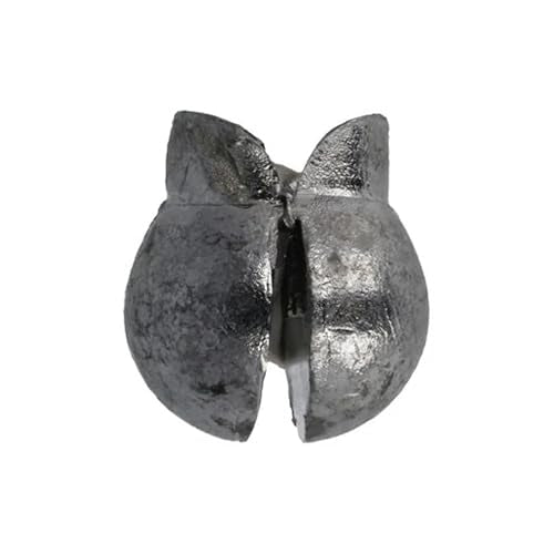 Eagle Claw Removable Split-Shot Sinkers - size: Size 2, 7 Pack