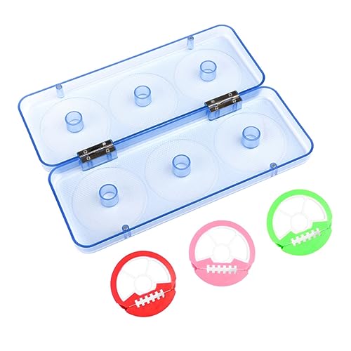 Fishing Line Spools Holder Box Round Silicone Main Line Boxes for Bass Trout Fly Fishing Tackle Random Color