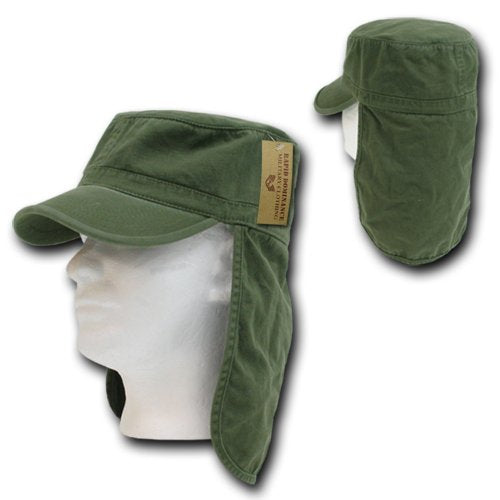 Rapiddominance Foreign Legion Cap - color: Olive, size: Small-Medium