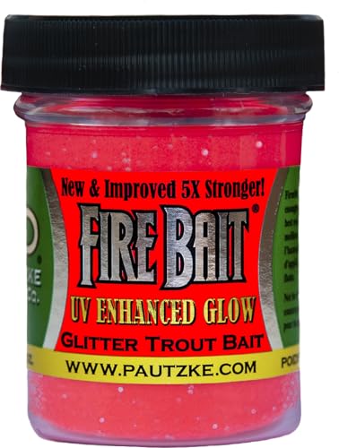Pautzke Fishing Attractant Lure Trout Fire Bait - color: Red