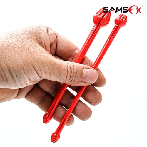 SAMSFX Fishing Treble Hook Remover Plastic Fishing Hook Disgorger 2 Different Sizes in Pack
