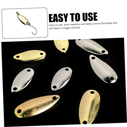 ABOOFAN 80pcs Fishing Lure Blades Kit Premium Metal Blades for Spinnerbaits Versatile Fishing Tackle for Freshwater Use