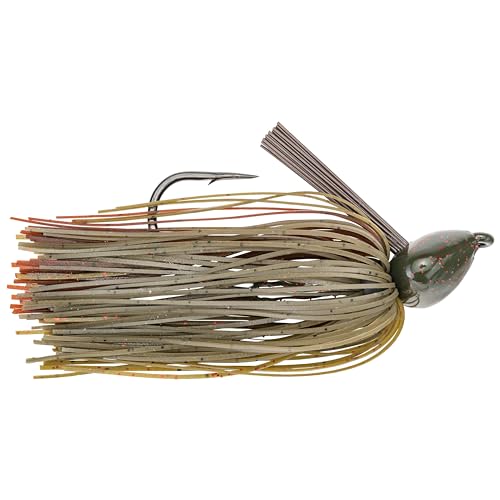 Strike King Denny Brauer Structure Fishing Jig - color: Green Pumpkin, size: 3/4 ounce