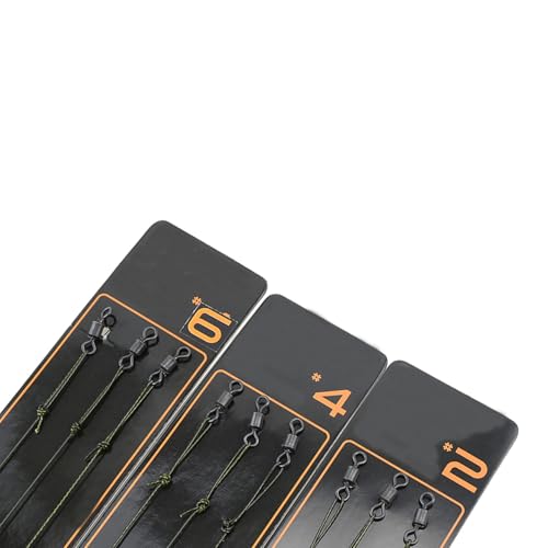 4 Sets Carp Fishing Hair Rigs Curved Carp Hooks with Bait Rig Stops for Floating Fishing Pellets Meat Corn Line - size: 4#