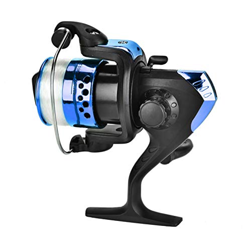 Fishing Reels,Light Weight, Ultra Smooth Powerful,Size 500 is for Ultralight/Ice Fishing,for Reel Rod, Raft Rod(Electroplating Blue)