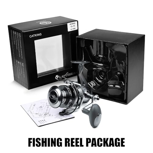 Fishing Reels Spinning Reel - Full Metal Fishing Reel Aluminum Spool Ocean Big Game Carp Saltwater Fishing Spinning Reels - color: Red, size: 5000
