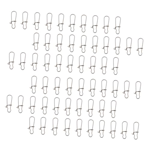 Fishing Buckle Sea Fishing Swivels Catfishing Holder Quick Feeder Fishing Bait Fishing Gadgets Sea - size: 1.2x0.4 cm