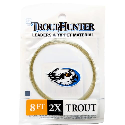 TroutHunter Nylon 8' Leader with Loop - size: 2X