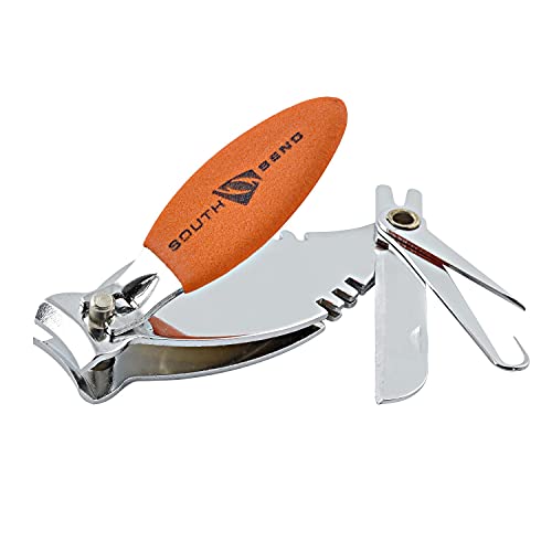 SOUTH BEND Deluxe Clippers - Durable Steel Multipurpose Fishing Tool with 7 Functions