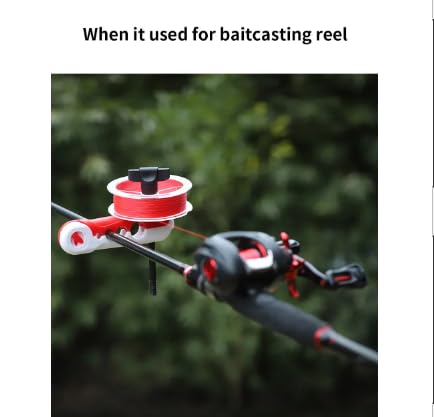 Pack of 2 Fishing Line Winder Portable Reel Line Spooler Machine Spinning Reel Baitcasting Reel Spooling Carp Fishing Equipment