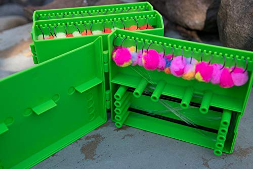 Leader Feeder® – Pre-Tied Fishing Leader Organizer & Storage Box – Holds Up to 28 Leaders – Made in USA