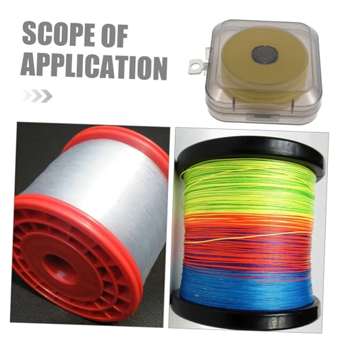 Fishing Line Storage Organizer with Dual-Sided Spool Design Compact Fishing Reel Case for Hooks and Tackle Organization