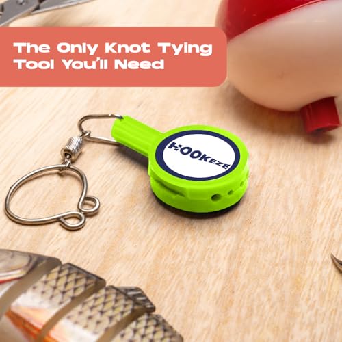 HOOK-EZE Nail Fishing Knot Tying Tool, Fly Fishing Accessories for Tying Line to Fish Hooks - Gear and Equipment, Gadget to Tie Knots Quick and Easy - Stocking Stuffers & Gifts for Men (4 pcs) - size: 3 pcs