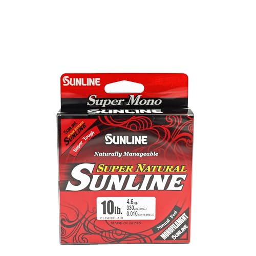Sunline Super Natural Monofilament Fishing Line - color: Natural Clear, size: 10-Pounds/330-Yards