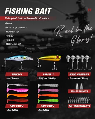 Ghosthorn Fishing Rod and Reel Combo Collapsible Fishing Pole Telescopic Fishing Rod Combo Travel Portable Fishing Set Carbon Fiber with Carrier Bag for Saltwater Freshwater - size: 2.4m/8ft, style: 2pack Full Kit With Carrier Case