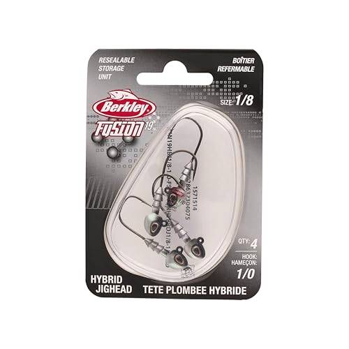 Berkley Fusion19 Hybrid Fishing Jigheads - color: Fish Head, size: 1/0 Hook Size - 1/8 oz