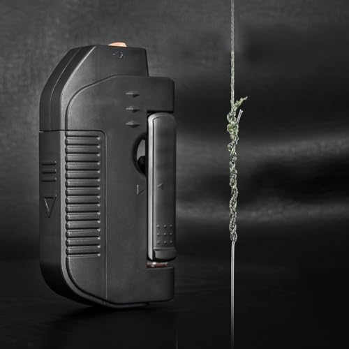 Electric Lure GT Knotter - Professional Fishing Tool, Quick Fishing Knot Tying Tool, Automatic Knotting Machine Tying Device Fishing Hook Tier Knots Lure Tool for Fishing Lovers - color: Black