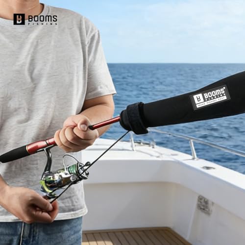 Booms Fishing Neoprene Rod Sleeve: Fishing Pole Sleeve - Protective Rod Socks with Hanging Loop & Adjustable Lanyard - RS8/9 Floating Pole Covers for Casting/Trolling, Spinning, Fly Rods - size: 68", style: Casting/Trolling