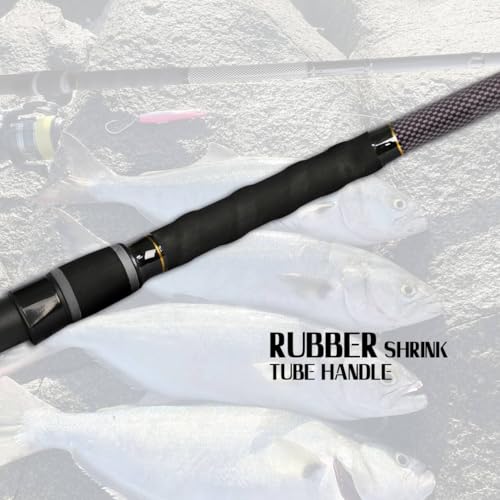 Fiblink Surf Fishing Rod 2 Piece/3 Piece Portable Travel Spinning Rod Saltwater Surf Rod (9'/10'/10'6"/12') - style: Spin-12'-3pc
