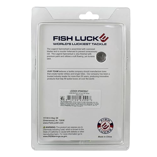Jimmy Houston Legends Spinner Bait with Colorado Blades (1/2 Ounce Spinnerbait) 5/0 Hook - color: SX Shad