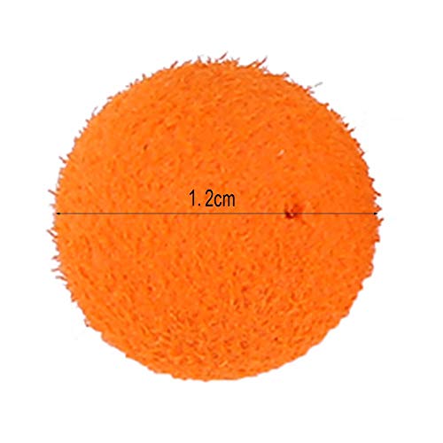Carp Fishing Lure, 30Pcs/Box 10/12mm Smell Carp Fishing Bait Boilies Soft Bait Boilies Fishing Bait Artificial Floating Ball Beads Feeder - color: As picture shown