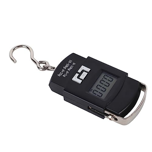 FLEXMAN Digital Hanging Scale, 50Kg Night Vision LCD Display Fishing Scale, Portable Luggage Scale with Handle for Travel Farm Hunting Fishing Outdoor