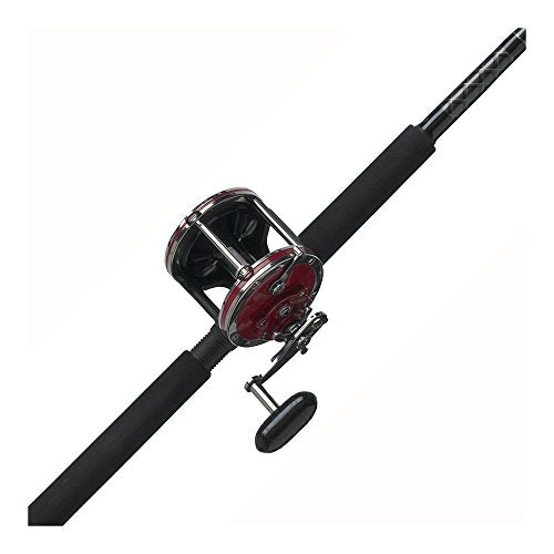 PENN® Senator® Combo, Black/Smoke/Red, 6'6"- Medium Heavy- 1pcs