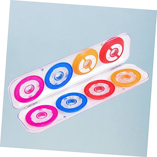Hemoton 1 Pack Silicone Fishing Line Spools Holder with Storage Box Durable Fishing Line Reels for Tackle Accessories Material